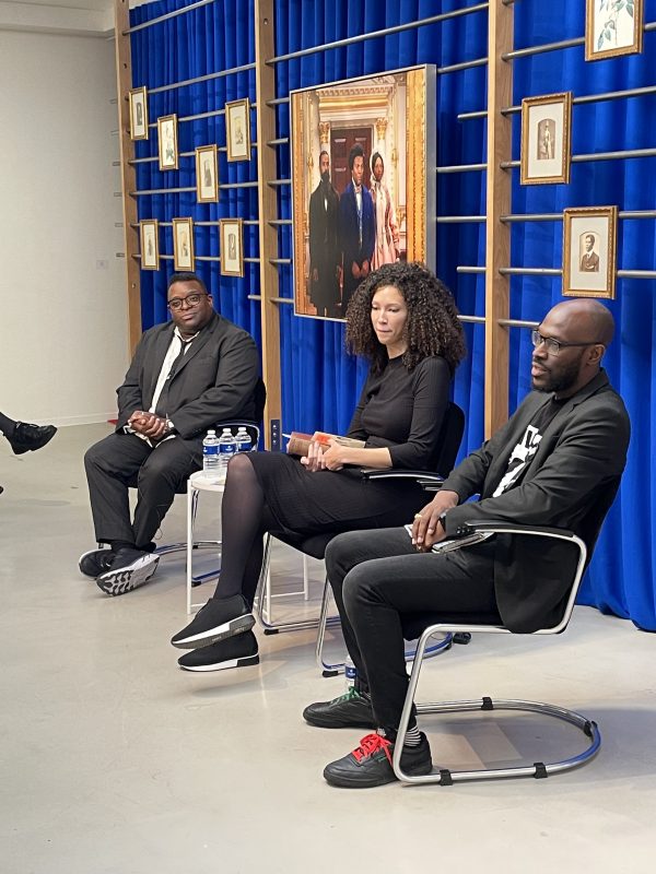 Isaac Julien, Isabelle Britto and Mitchell Esjas