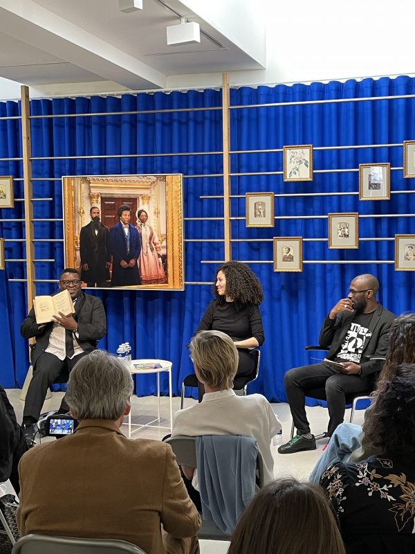 Isaac Julien, Isabelle Britto and Mitchell Esjas